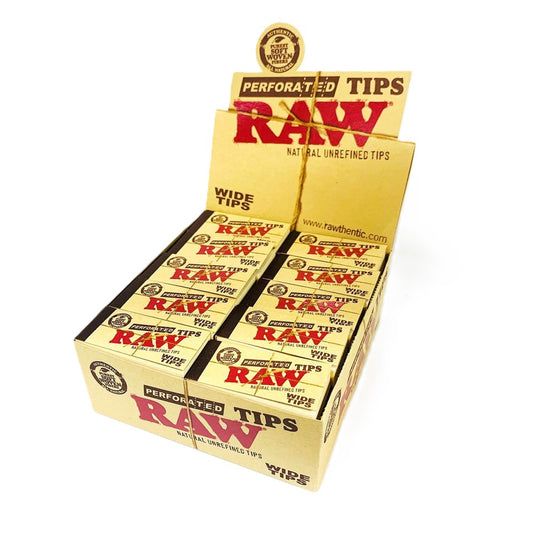 Raw Perforated Tips – Pack of 50