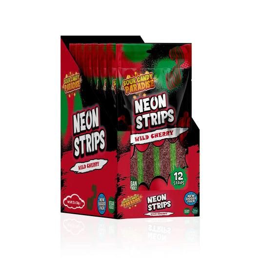 Sour Candy Paradise Sour Neon Strips 12 x 130g